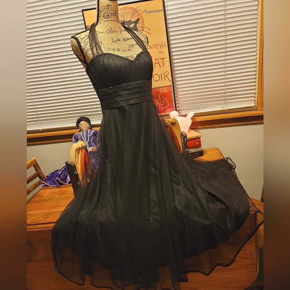 {Speechless}  Black Strapless Dress, Size 11